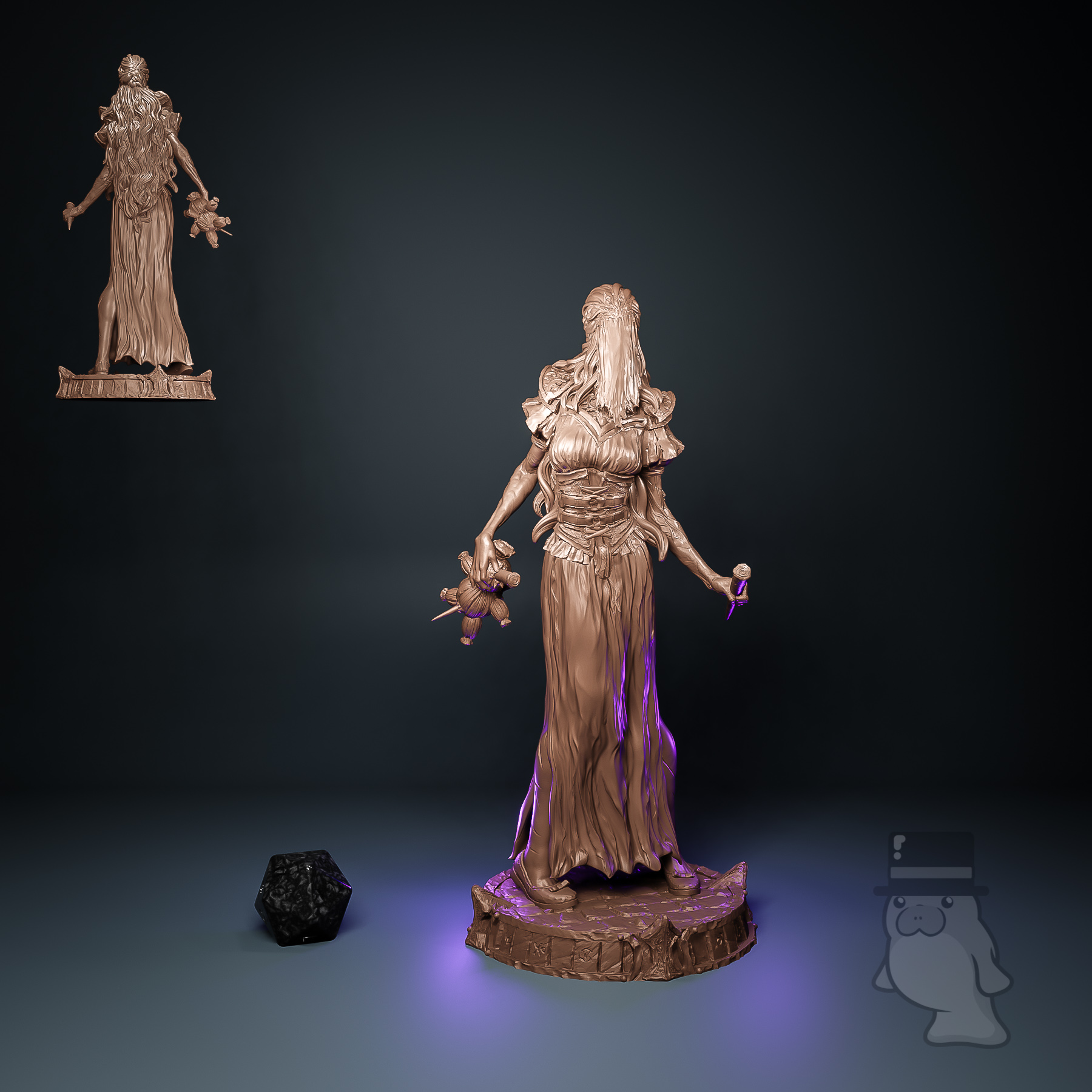 Nursemaid Faceless King Witchsong Miniatures Mini Manatee New